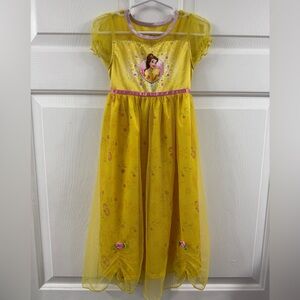 Disney Princess Belle Yellow Dress with Pink Trim